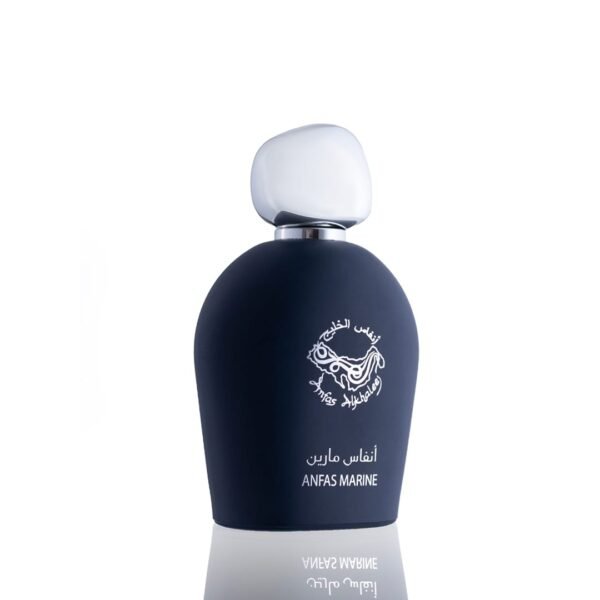 ANFAS MARINE - أنفاس مارين Brand: Anfas Al Khaleej Perfumes Fragrance Type: eau de parfum Size: 100ml Fragrance Family: Unisex Fragrance Description: Top Note: Marine notes, Lemon, Bitter orange, Plum Middle Note: Jasmine, Violate leaf, Spicy notes, Rose. Base Note: Sandalwood, Vanilla, Amber, Musk العلامة التجارية: أنفاس الخليج للعطور نوع العطر: او دي بارفان الحجم: 100 مل من عائلة العطور الشرقية الوردية مقدمة العطر: روائح بحرية ، ليمون ، برتقال مر ، برقوق النفحات الوسطى: الياسمين ، أوراق البنفسج ، نفحات التوابل ، الورد قاعدة العطر: خشب الصندل ، الفانيليا ، العنبر ، المسك