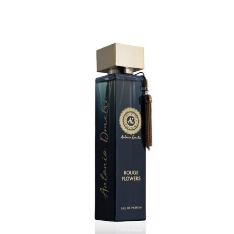 ROUGE FLOWERS - روج فلاورز Brand: Antonio Dmetri Fragrance Type: eau de parfum Size: 100ml Fragrance Family: Floral Fragrance Description: Top Note: Tuberose, Clary Sage, Pink Pepper Middle Note: Orange Blossom, Ylang-Ylang, Jasmine Sambac, Cashmeran, Benzoin Base Note: Amber, Tuberose العلامة التجارية: أنتونيو ديميتري نوع العطر: او دي بارفان الحجم: 100 مل من عائلة العطور الوردية :مكونات العطر النوتة العليا: مسك الروم ، ميرمية كلاري ، الفلفل الوردي النوتة الوسطى "قلب العطر": زهر البرتقال ، يلانغ يلانغ ، ياسمين سامباك (فل) ، كشميران ،(الجاوي) بنزوين قاعدة العطر"النوتة السفلى": العنبر ، مسك الروم