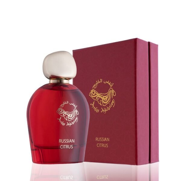 RUSSIAN CITRUS - السيتريس الروسي Brand: Anfas Al Khaleej Perfumes Fragrance Type: eau de parfum Size: 100ml Fragrance Family: Woody mix green Fragrance Description: Top Note: Elder tree flower, Citrus (mandarin), green, slightly fruity, Hedione Middle Note: Gin tonic accord, Orris, Woody ambery, Clary sage Base Note: Orris, Vetiver, Ambroxan, Muscone العلامة التجارية: أنفاس الخليج للعطور نوع العطر: او دي بارفان الحجم: 100 مل من عائلة العطور الخشبية بخليط الأعشاب :مكونات العطر النوتة العليا: زهرة شجرة البيلسان ، الحمضيات (اليوسفي) ، أعشاب ، فاكهة قليلة ، هيديون النوتة الوسطى "قلب العطر": جن تونيك ، السوسن ، خشب العنبر ، ميرمية كلاري (قاعدة العطر"النوتة السفلى": السوسن ، نجيل الهند ، أمبروكسان ، موسكون(خلاصة المسك